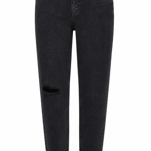 Denim Co Women Black Distressed Skinny Jeans Size 10