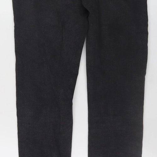 Denim Co Women Black Distressed Skinny Jeans Size 10