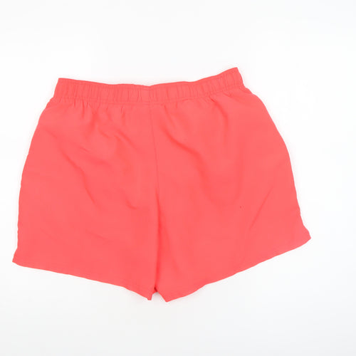 Nike Men's Red Athletic Shorts L Elastic Waist Lightweight Polyester