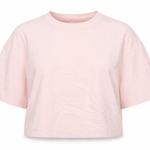Savida Women's Pink Cropped Relaxed Fit T-Shirt Size 10