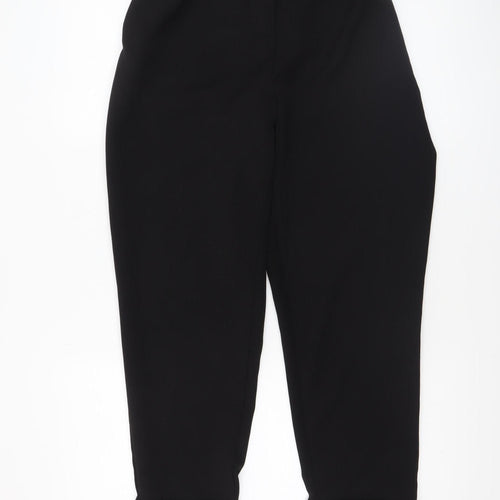Pull & Bear Women’s Black High Waist Tapered Trousers Size 12