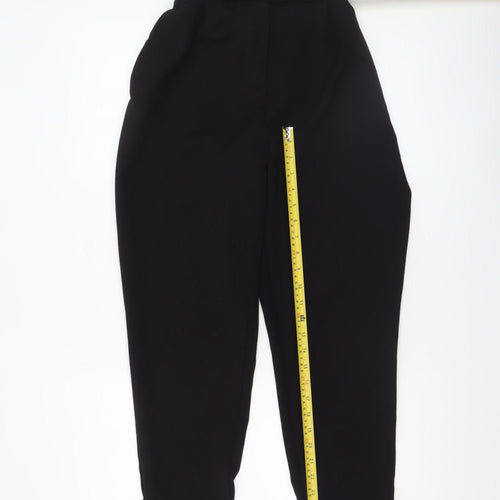 Pull & Bear Women’s Black High Waist Tapered Trousers Size 12
