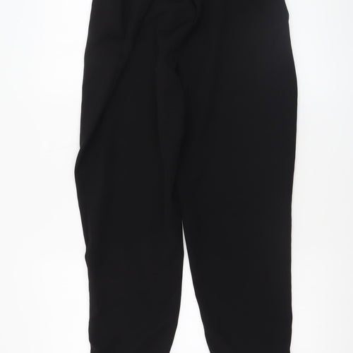 Pull & Bear Women’s Black High Waist Tapered Trousers Size 12