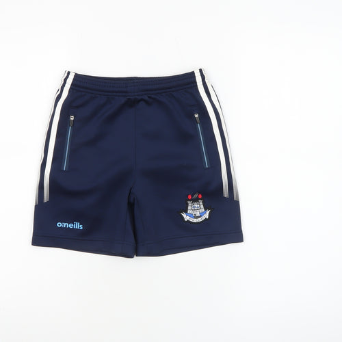 O'Neills Boys Blue 7-8 Years Athletic Shorts Dublin GAA Activewear