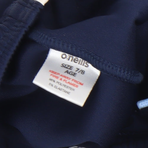 O'Neills Boys Blue 7-8 Years Athletic Shorts Dublin GAA Activewear