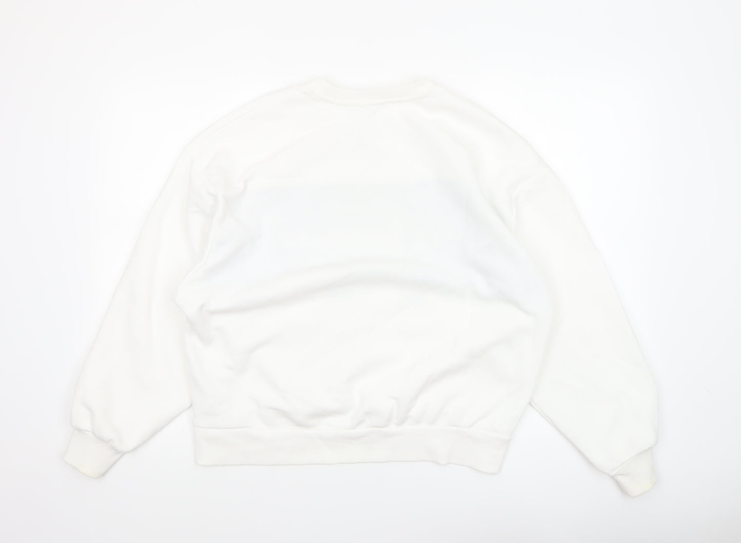 Stradivarius Women White Sweatshirt San Francisco Graphic Size S