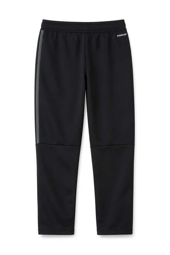 adidas Boys Black 12 Years Jogger Trousers with Zip Pockets
