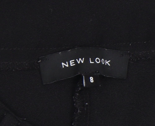 New Look Women's Black Slim Fit Tailored Trousers Size 8