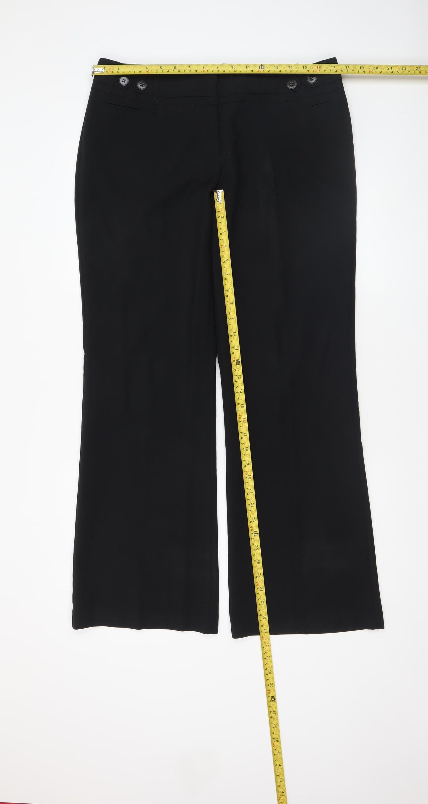 Dunnes Women’s Black Dress Pants Size 14 Straight Leg Trousers