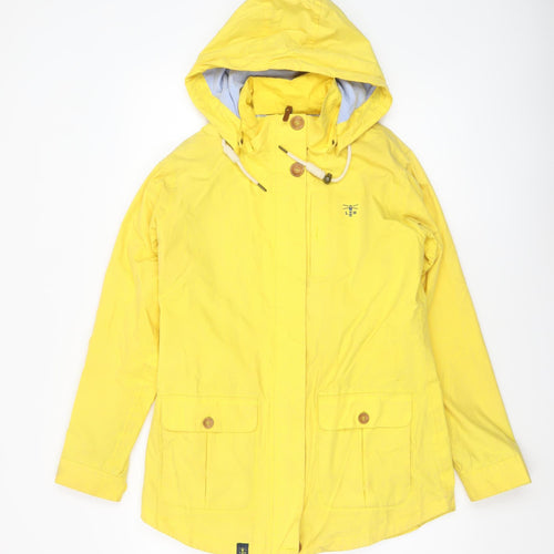 Lighthouse Women's Yellow Waterproof Rain Coat Jacket Size 10