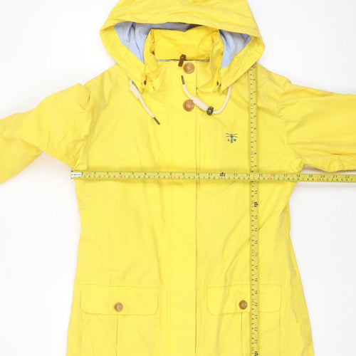 Lighthouse Women's Yellow Waterproof Rain Coat Jacket Size 10