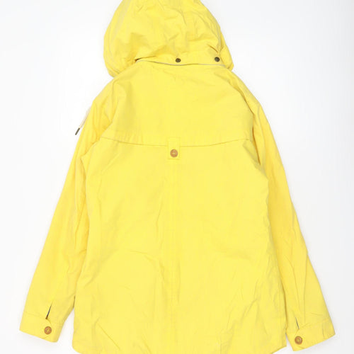 Lighthouse Women's Yellow Waterproof Rain Coat Jacket Size 10