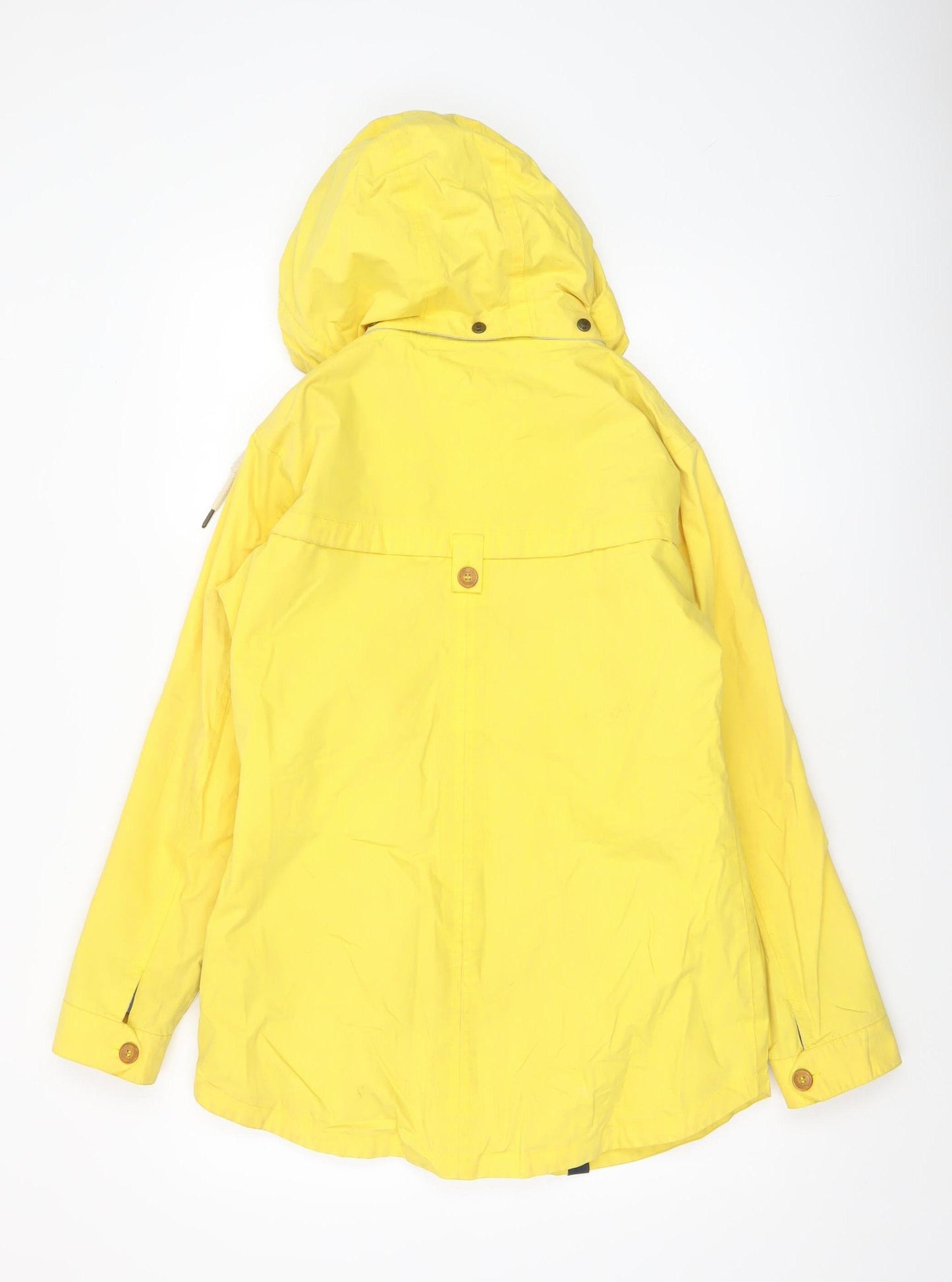 Lighthouse Women's Yellow Waterproof Rain Coat Jacket Size 10