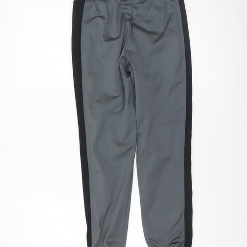 Under Armour Boys Grey Jogger Trousers Size 10 Years Polyester Sportswear