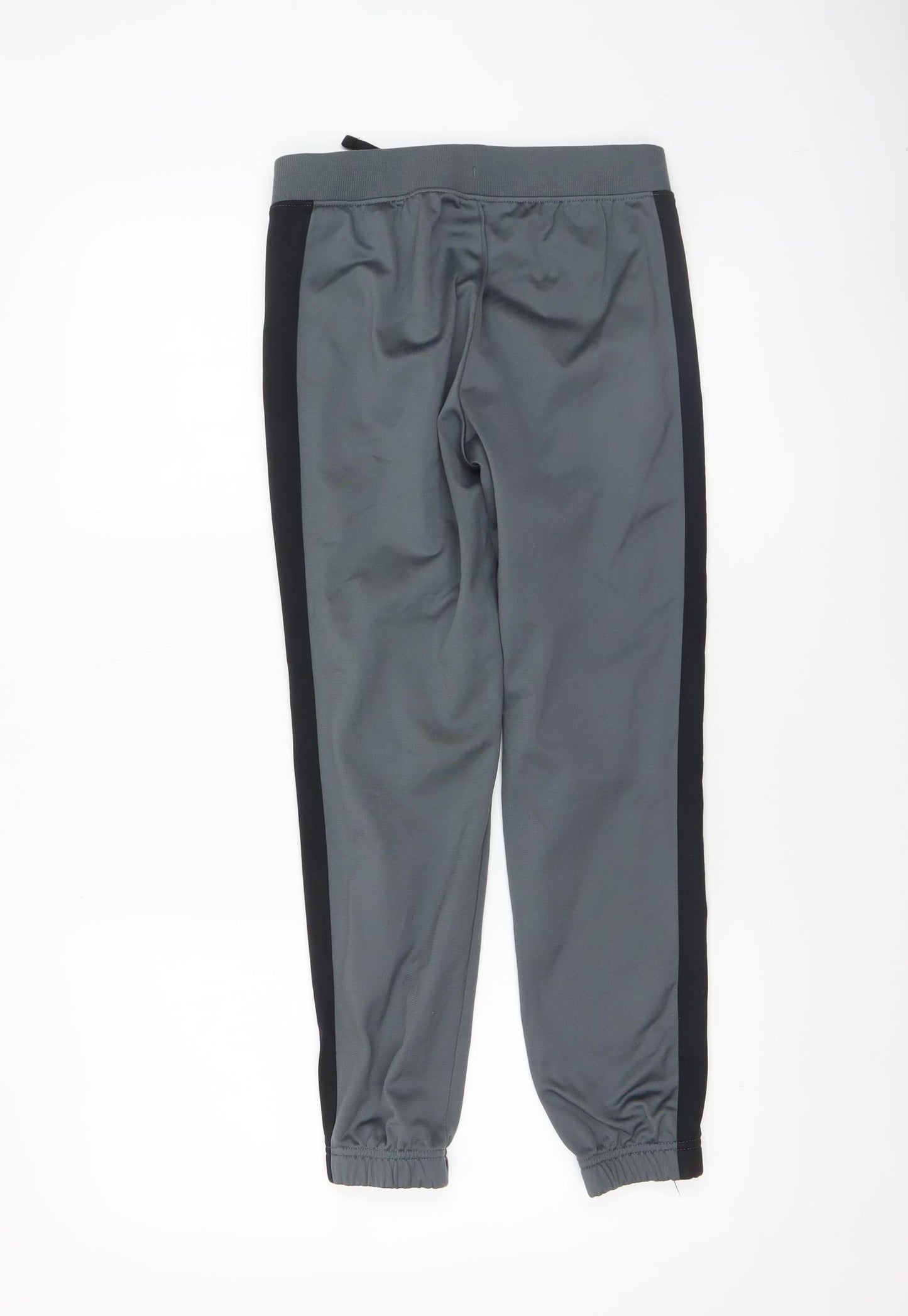 Under Armour Boys Grey Jogger Trousers Size 10 Years Polyester Sportswear
