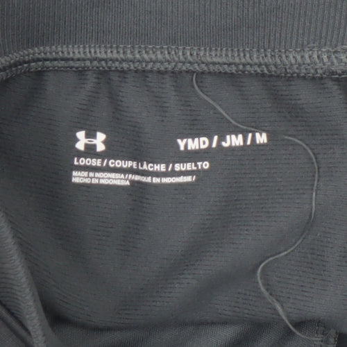 Under Armour Boys Grey Jogger Trousers Size 10 Years Polyester Sportswear