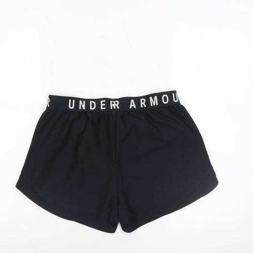 Under Armour Womens Black L Athletic Running Gym Shorts
