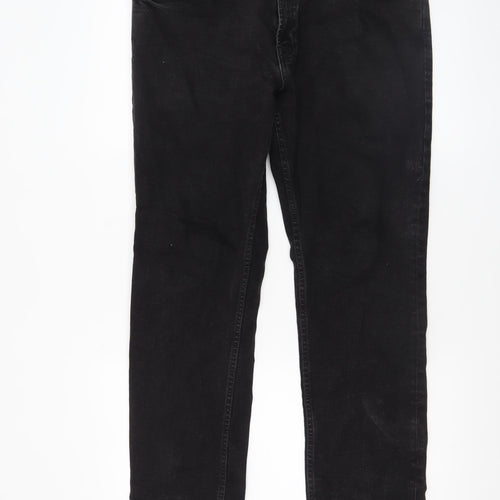 PRODUKT Men's Black Slim Straight Jeans W34 L30 Stretch Denim