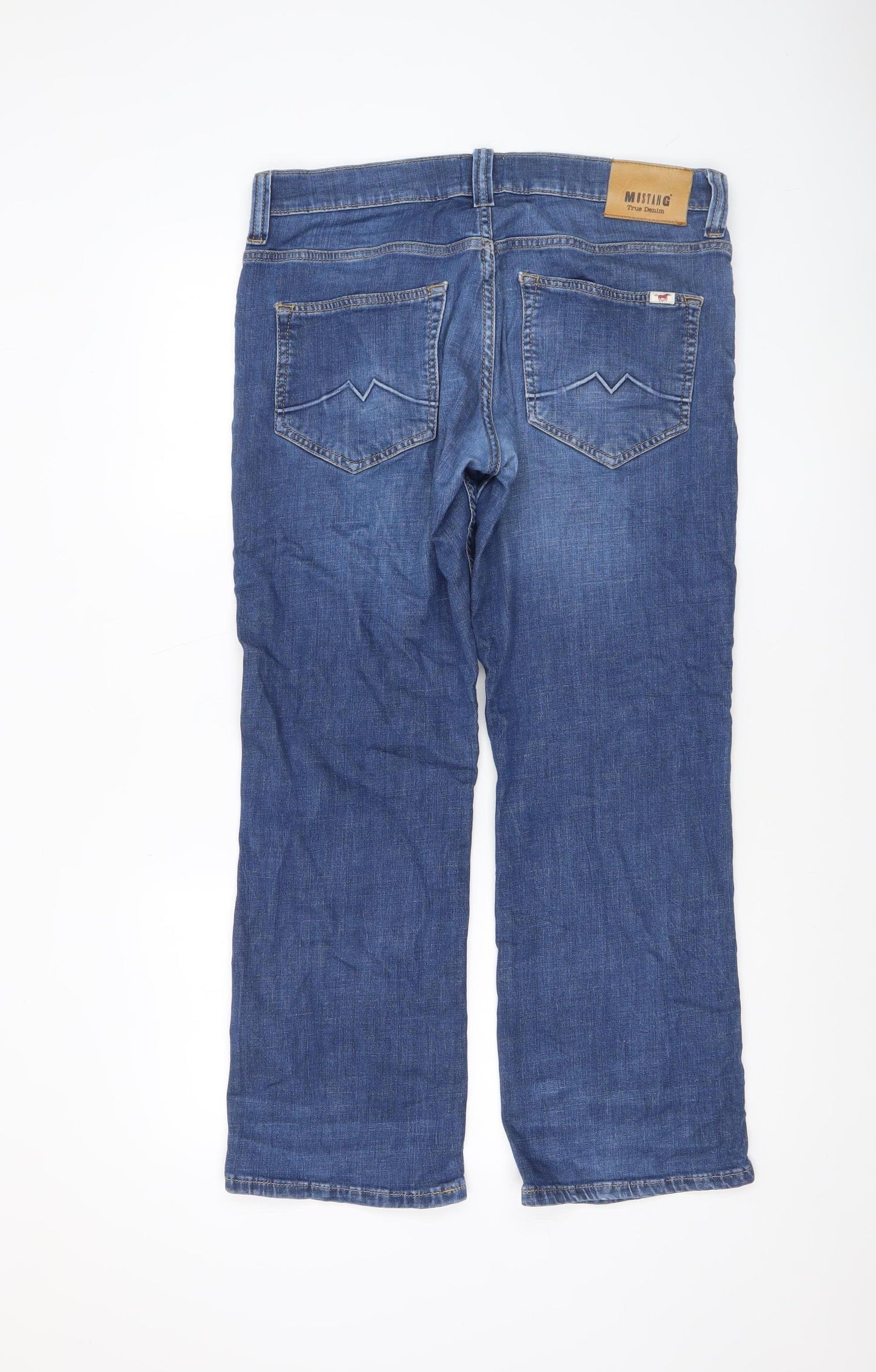 Mustang Men's Blue Bootcut Oregon Regular Fit Jeans W33 L30