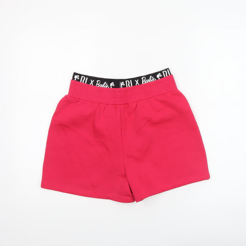 River Island Girls Pink Barbie Extra Sweat Shorts 13-14 Years