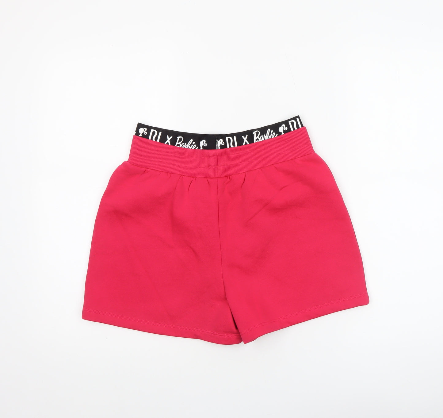 River Island Girls Pink Barbie Extra Sweat Shorts 13-14 Years