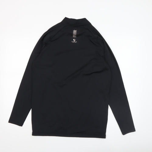 Slazenger Men's Black Long Sleeve Activewear Top Size L