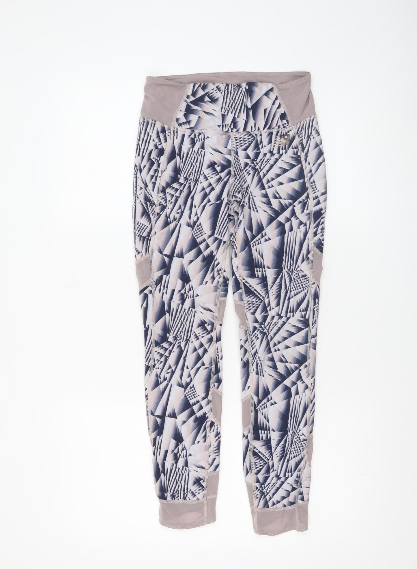New Balance Womens Multicoloured Geometric S Leggings