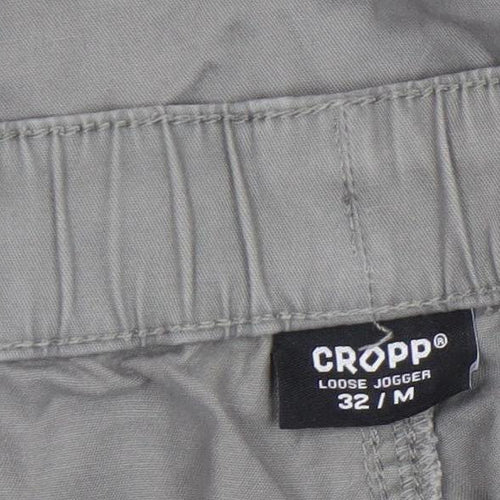 Cropp Men's Grey Cargo Jogger Trousers Size 32 M