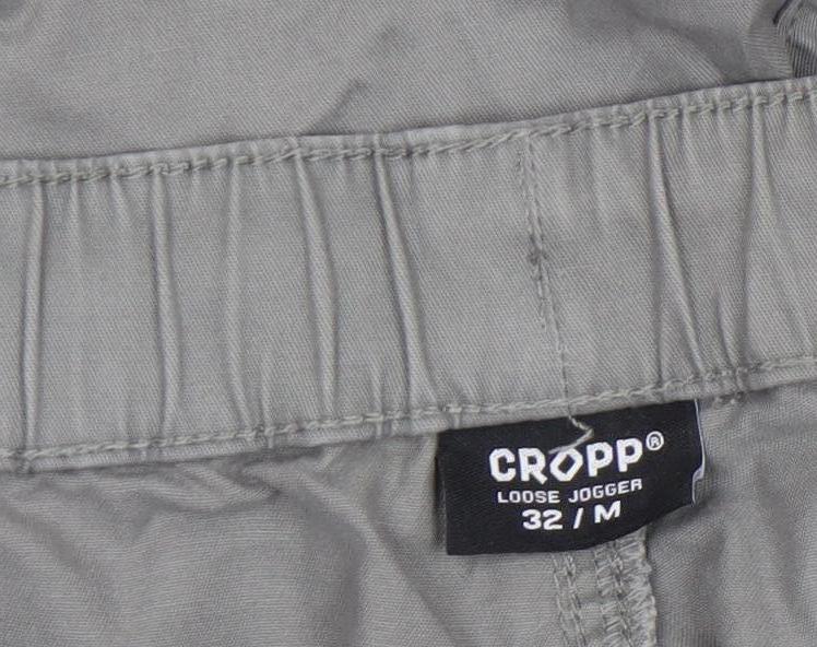 Cropp Men's Grey Cargo Jogger Trousers Size 32 M