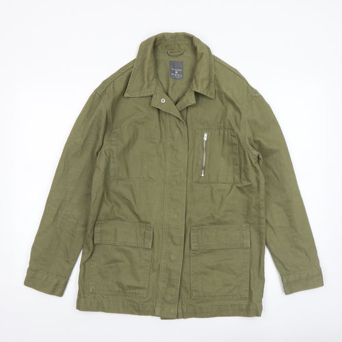 Primark Women's Green XS Cotton Military Jacket