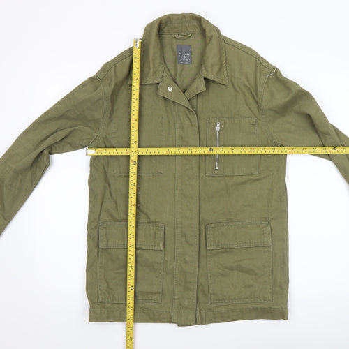 Primark Women's Green XS Cotton Military Jacket