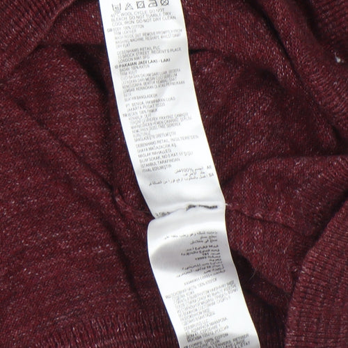 RJR John Rocha Men's Red Cotton Knit Crew Neck Jumper XL