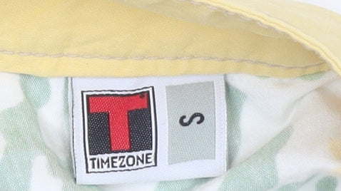 Timezone Womens Multicoloured Floral Short Wrap Cotton Skirt Size S