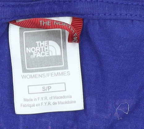 The North Face Womens Blue Summit Series Cotton T-Shirt Size S