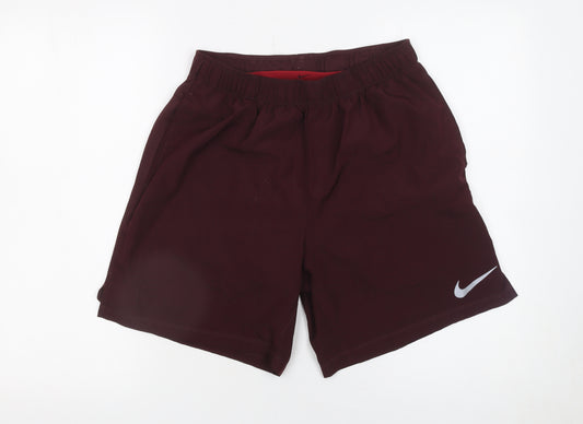 Nike Men’s Brown Dri-Fit Athletic Training Shorts Size M