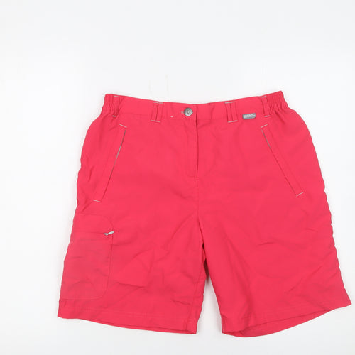 Regatta Women’s Pink Cargo Shorts Size 10 Outdoor Quick Dry