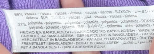 Zara Womens Purple Cropped Knit Tank Top Size S