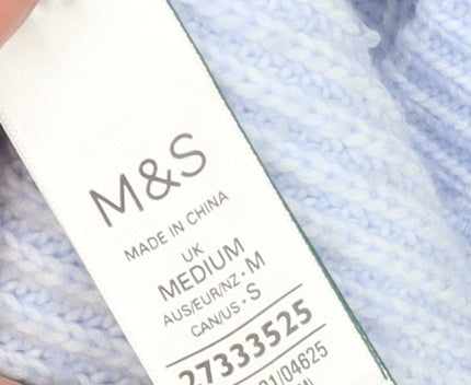Marks and Spencer Women’s Blue Chunky Knit Pullover Jumper Size M