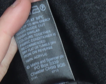 Marks and Spencer Women’s Charcoal Grey Long Sleeve Cardigan Size 12