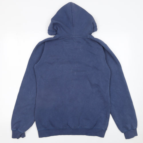 Abercrombie & Fitch Women's Blue Pullover Hoodie XL Cotton New York Print