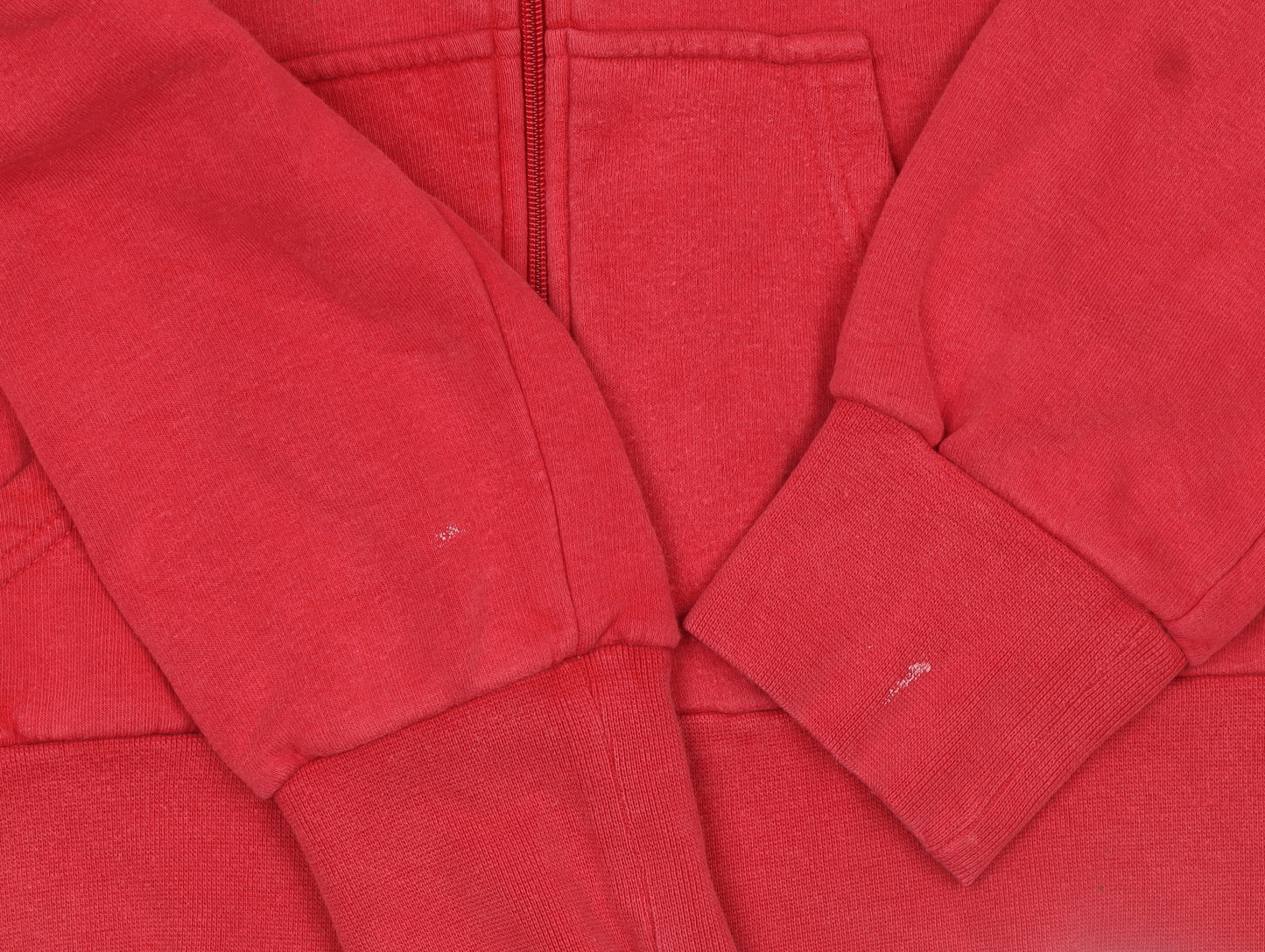 Hoi Polloi Women Red Full Zip Hoodie Size 14 Cotton Blend