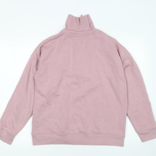 Everlast Women's Pink 1/2 Zip Pullover Sweatshirt Size S