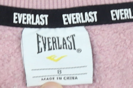 Everlast Women's Pink 1/2 Zip Pullover Sweatshirt Size S