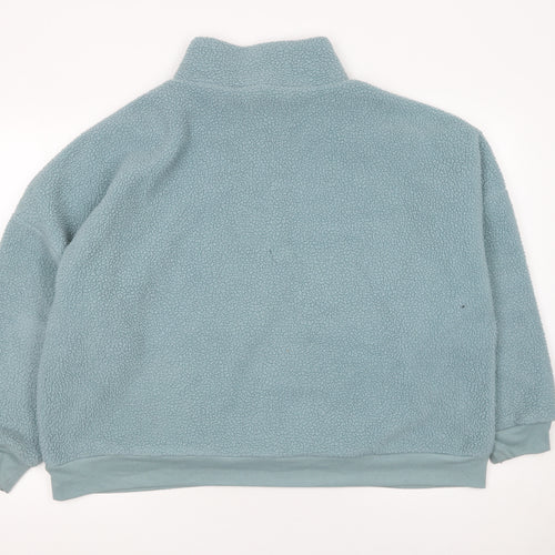 Dunnes Stores Men’s Blue Fleece 1/4 Zip Pullover Sweatshirt XL