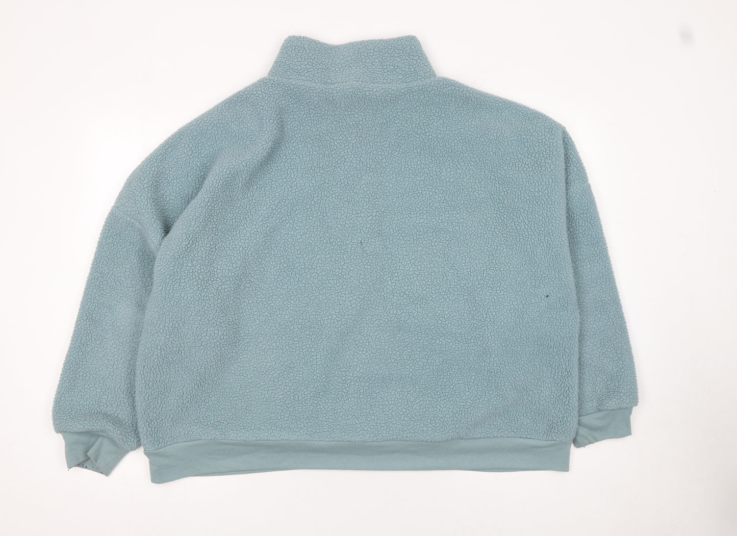 Dunnes Stores Men’s Blue Fleece 1/4 Zip Pullover Sweatshirt XL