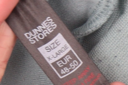 Dunnes Stores Men’s Blue Fleece 1/4 Zip Pullover Sweatshirt XL