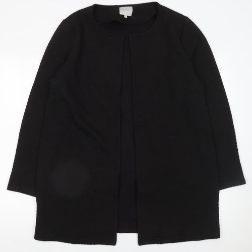 Vila Women’s Black Cotton Long Sleeve Open Cardigan XL