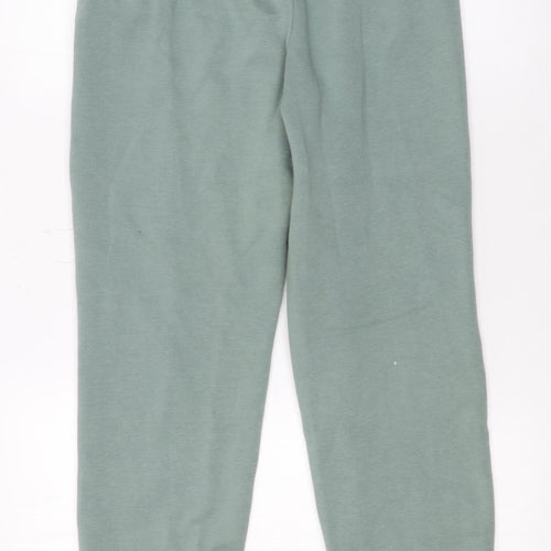 Dunnes Stores Womens Green XS Fleece Sweatpants Elastic Waist