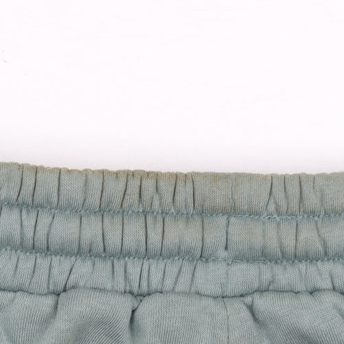 Dunnes Stores Womens Green XS Fleece Sweatpants Elastic Waist