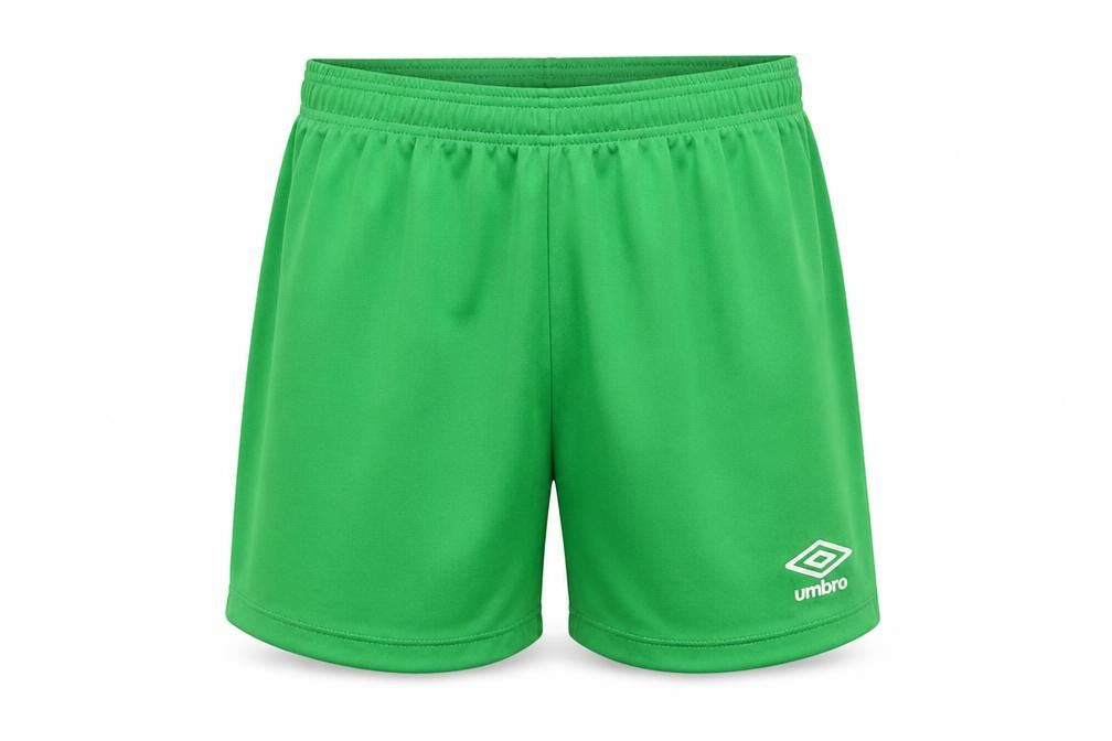 Umbro Boys Green Athletic Football Shorts YM Quick Dry Sportswear
